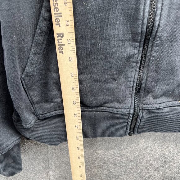 Gymshark Sweater Men Small Adult Black Jacket Hoodie Full Zip Logo Athletic - Picture 11 of 12